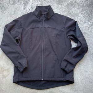 Black Diamond Soft Shell Full Zip Jacket Mens large Black Preowned outerwear